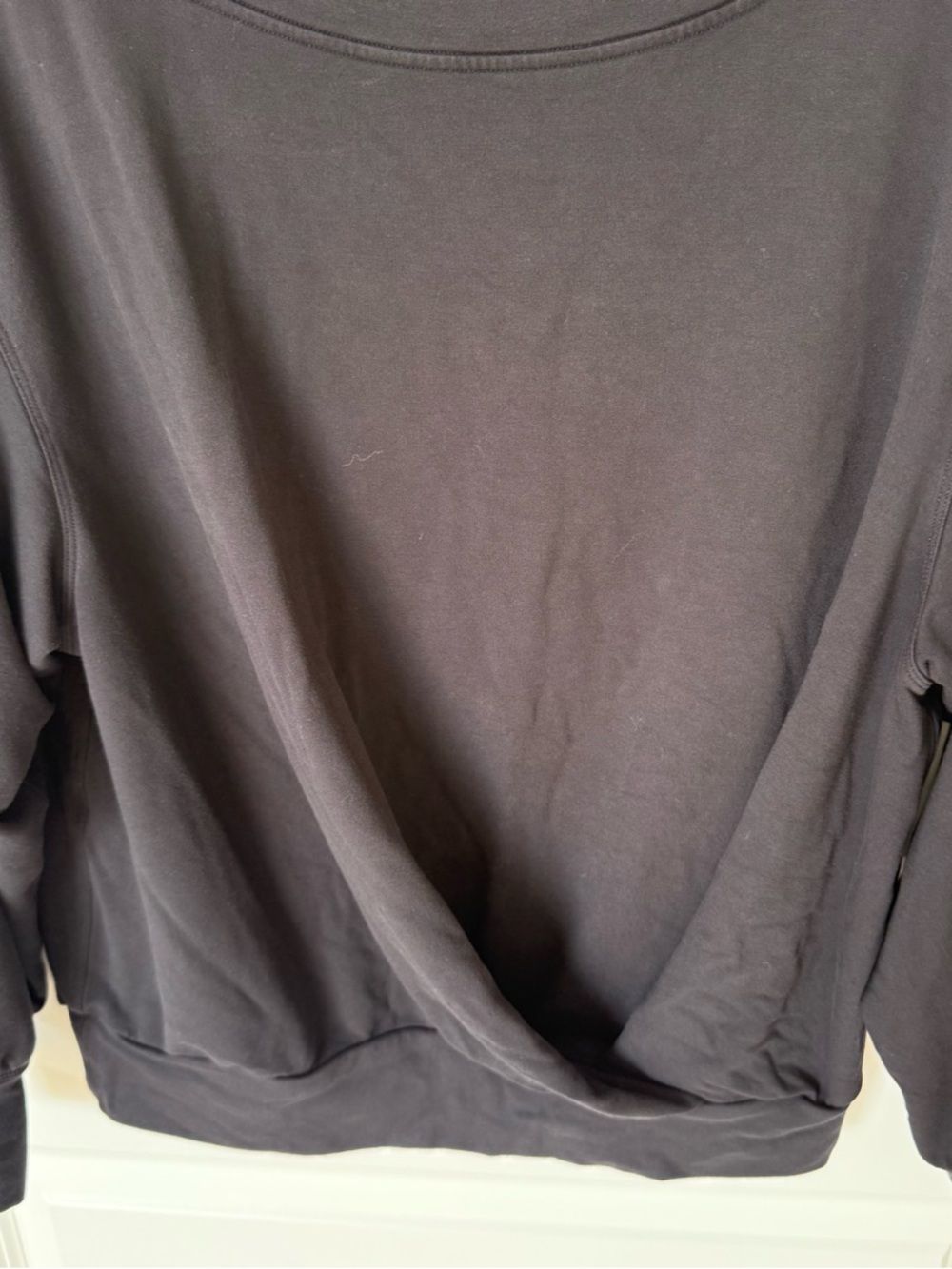 Lululemon Pleated Modal Fleece Pullover Size 6 - Picture 2 of 4